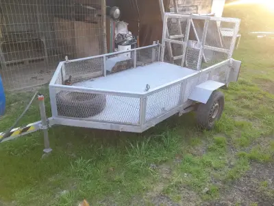 Carro de arrastre metálico con luces y repuesto - miniatura 4