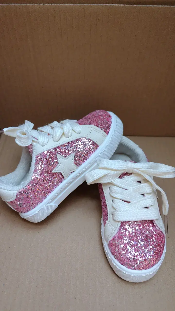 Zapatillas de Niña con Brillo Rosa - 2