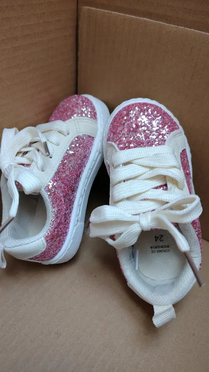 Zapatillas de Niña con Brillo Rosa - 3