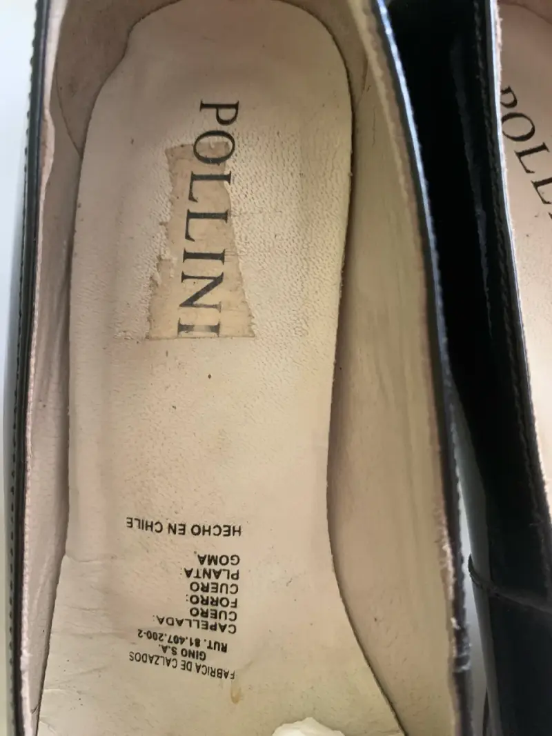Zapatos de Tacón Negro de Cuero Pollini - 2