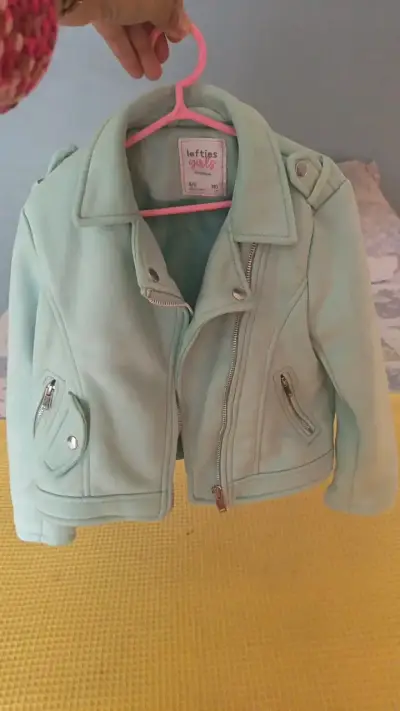 Chaqueta de niña verde menta Lefties - miniatura 1