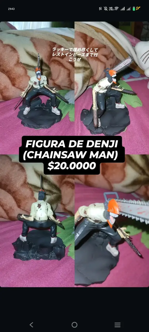 Figura de Denji Chainsaw Man de colección