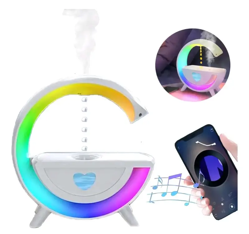 Humidificador LED Antigravedad con Bluetooth