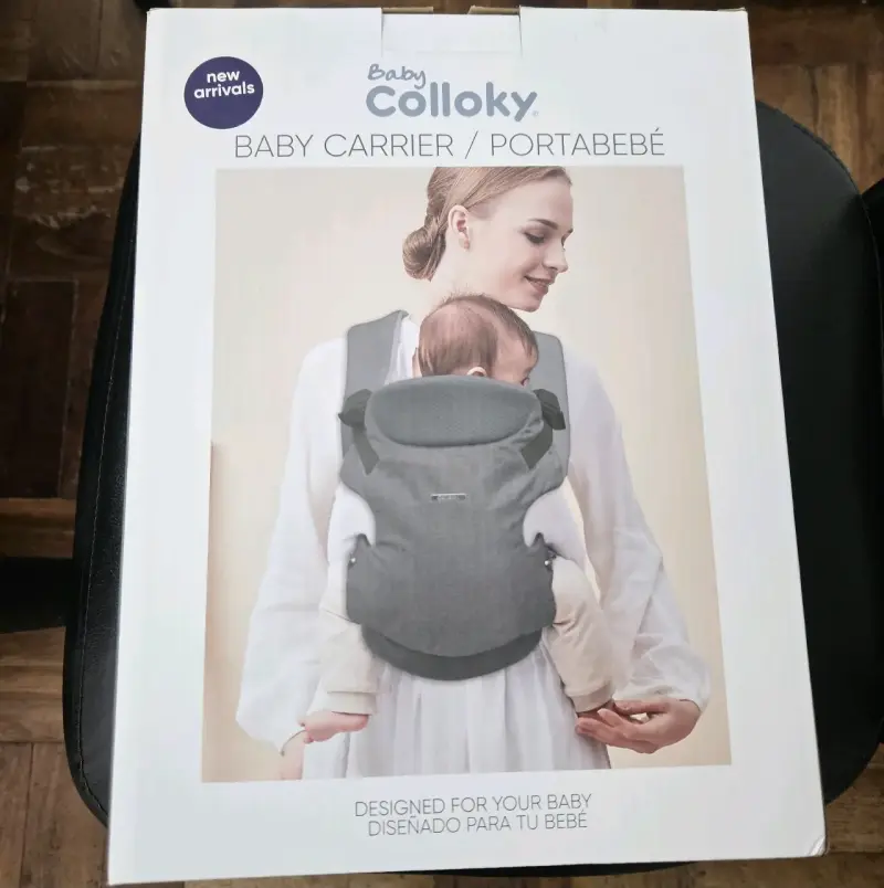 Portabebé ergonómico Colloky gris - 1