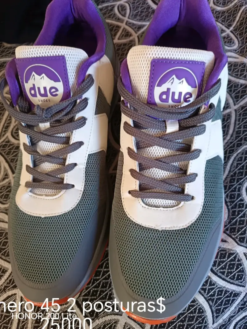 Zapatillas deportivas Due Roma II gris talla 45