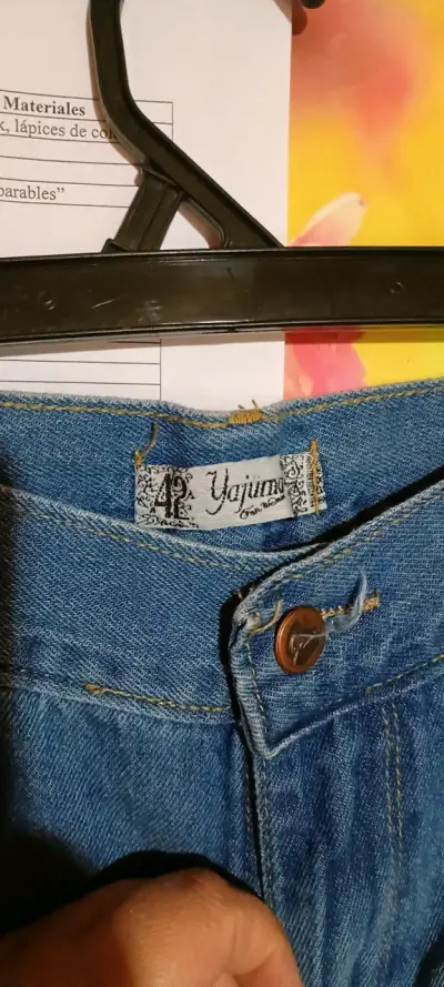 Jeans de Mujer Yajum Desgastados Talla 42 - miniatura 3