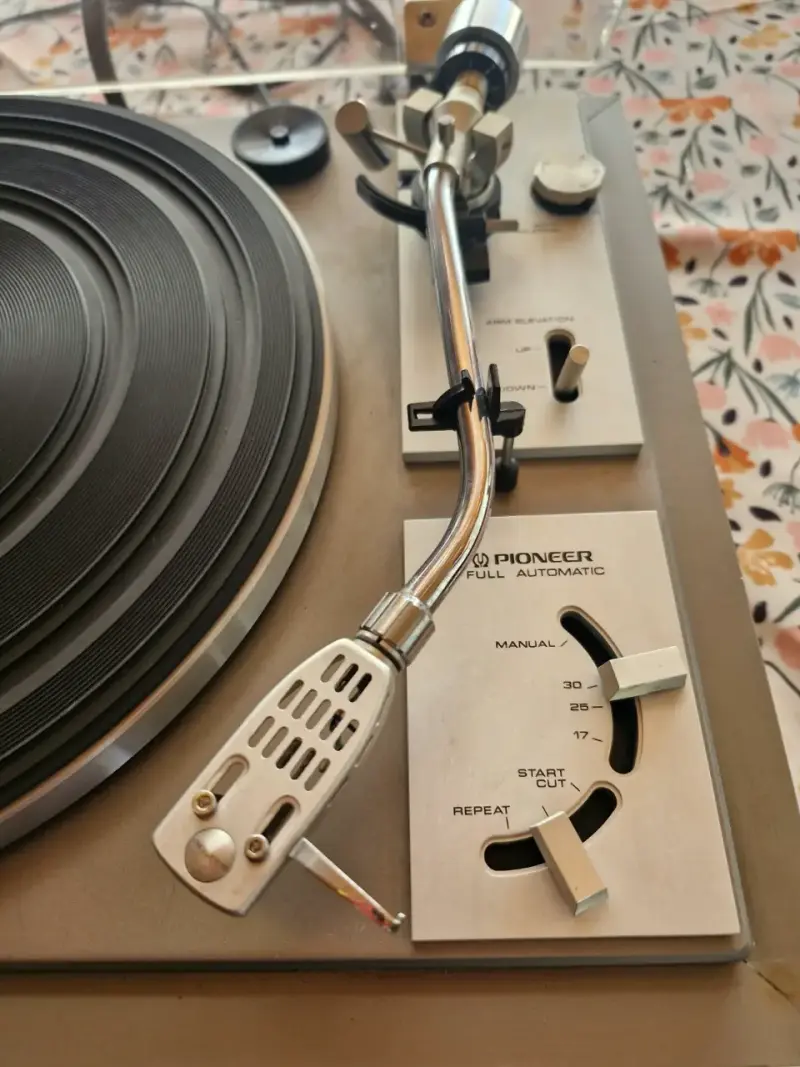 Tocadiscos Pioneer vintage con tapa protectora - 3