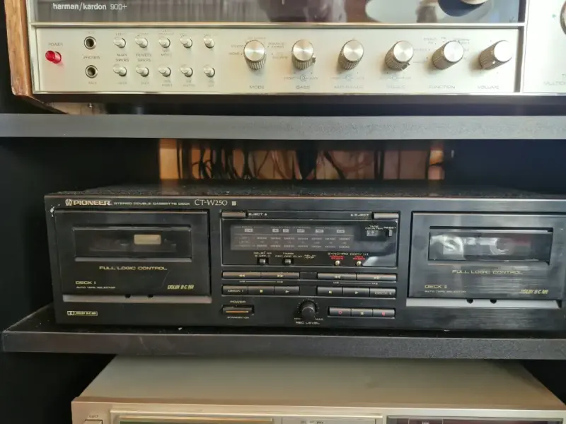 Reproductor de cassette doble Pioneer CT-W250 - 1