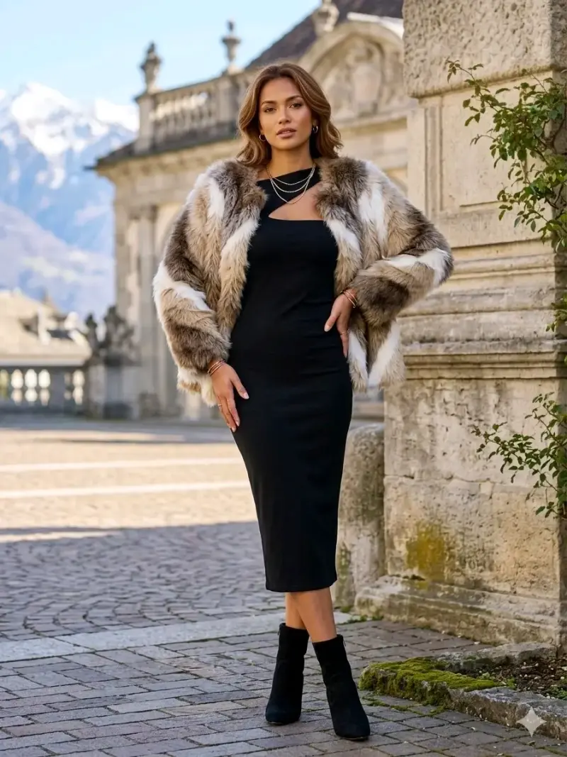 Chaqueta de piel sintética Alfani para mujer - 2