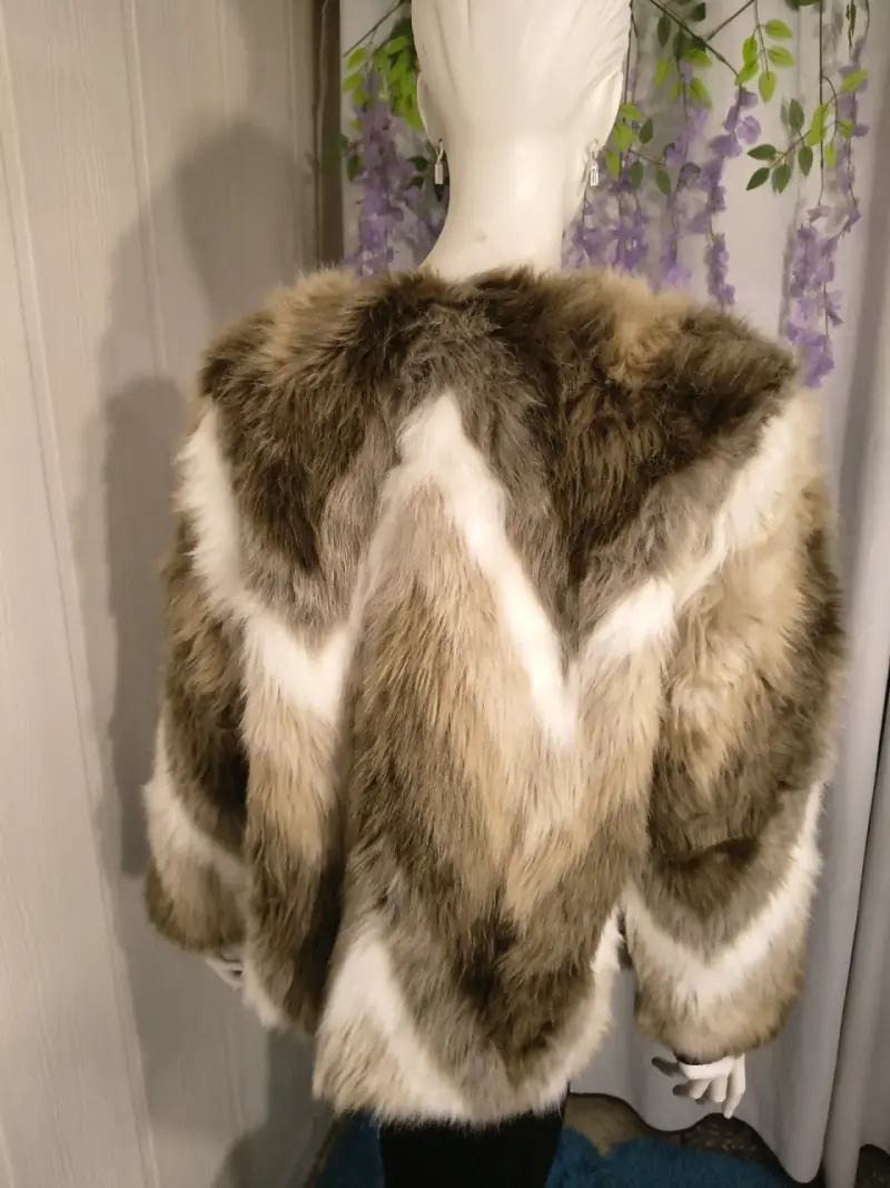 Chaqueta de piel sintética Alfani para mujer - 4
