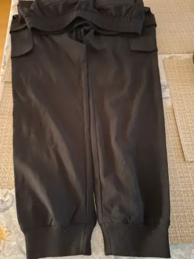 Pantalones cargo negros para hombre - miniatura 1