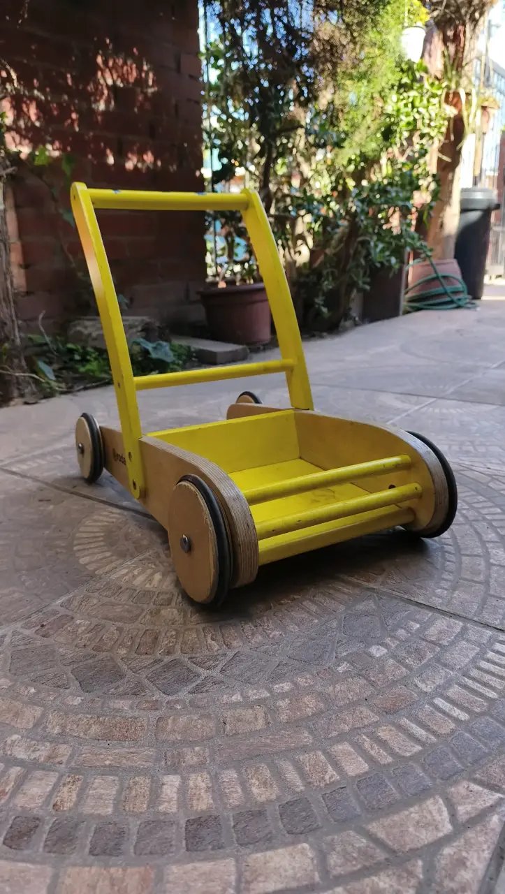 Andador de madera para niños Roda amarillo - 3