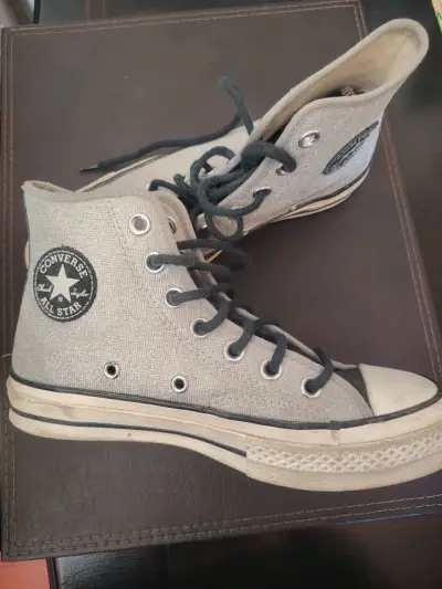 Zapatillas Converse All Star grises usadas - miniatura 2