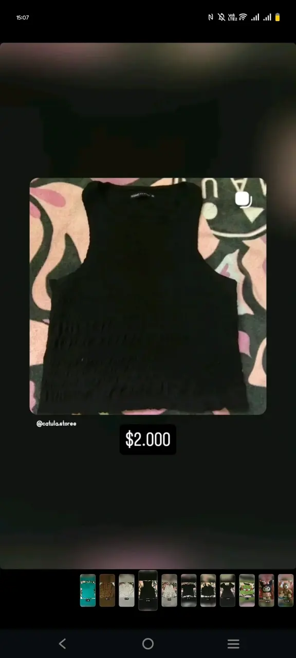 Polera sin mangas negra Issimo Original - 1