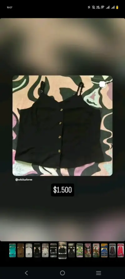 Polera sin mangas negra MNL x Corona - miniatura 1