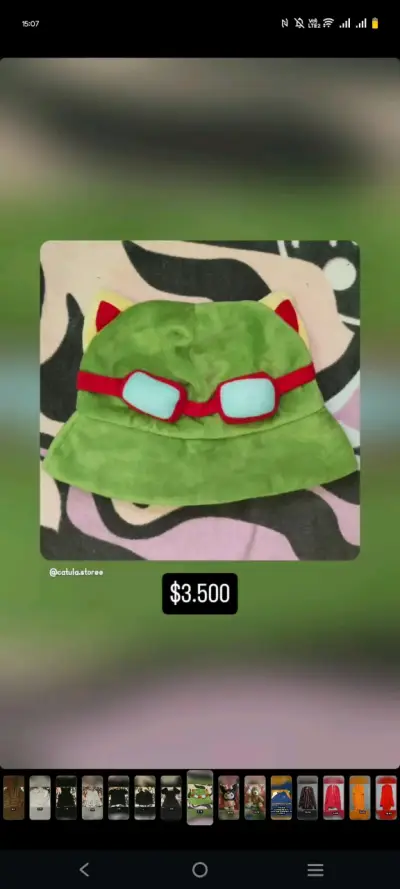 Gorro de Teemo League of Legends verde - miniatura 1