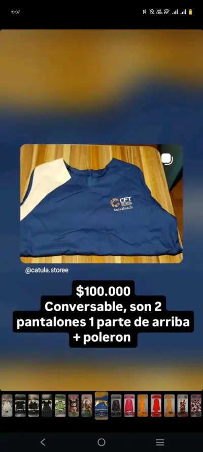 Uniforme de enfermería CFT Estatal Valparaíso - miniatura 1