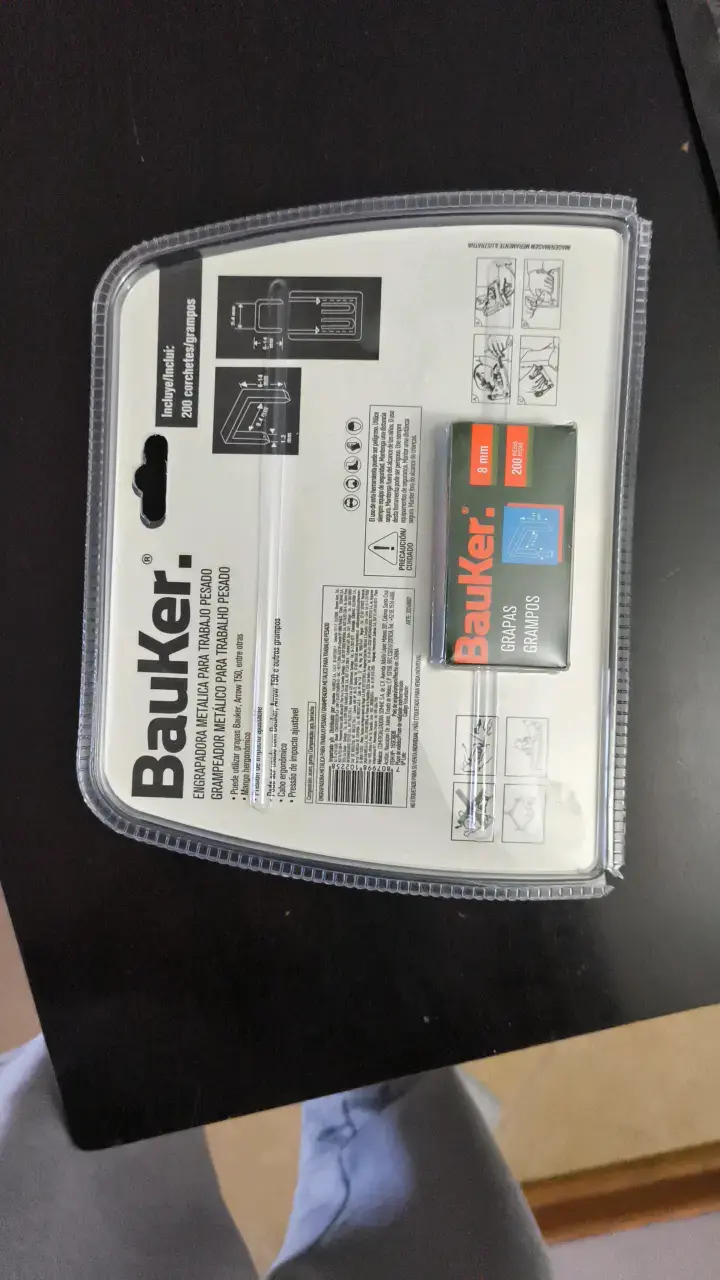 Engrapadora manual Bauker para trabajos pesados - 2