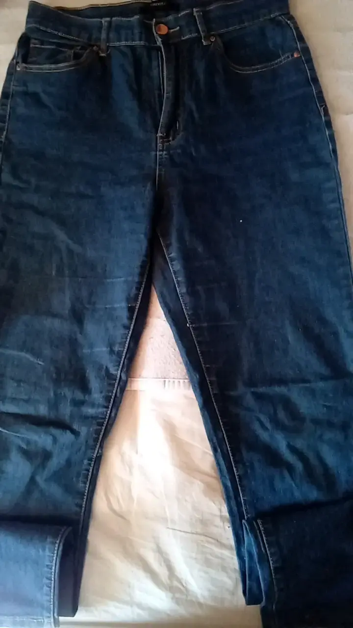Jeans azul oscuro Forever 21 talla 27 - 1