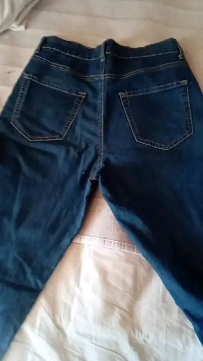 Jeans azul oscuro Forever 21 talla 27 - miniatura 2