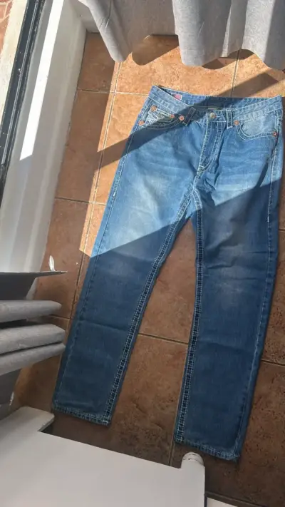 Pantalones bootcut réplica true religión - miniatura 1