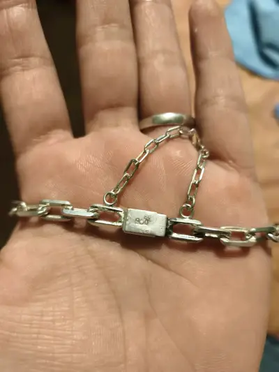 Pulsera de plata 950 para hombre - miniatura 1