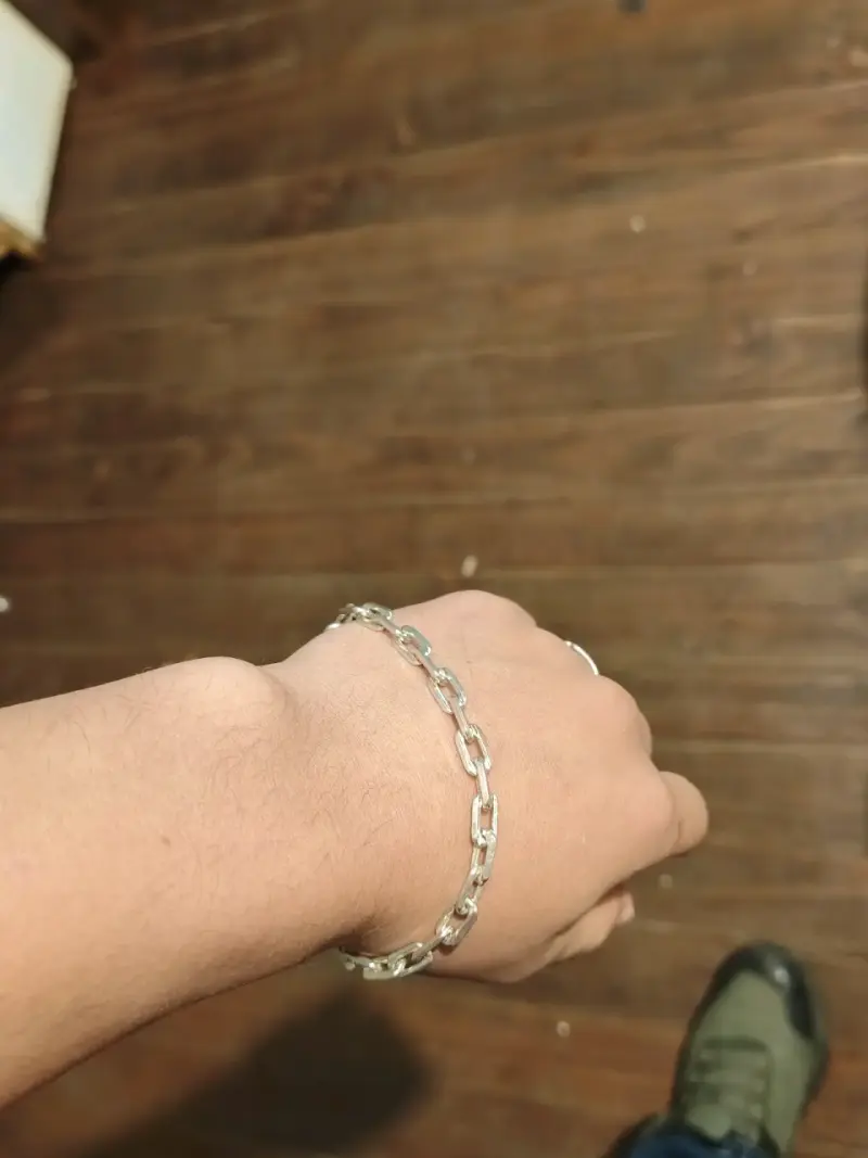 Pulsera de plata 950 para hombre - 4