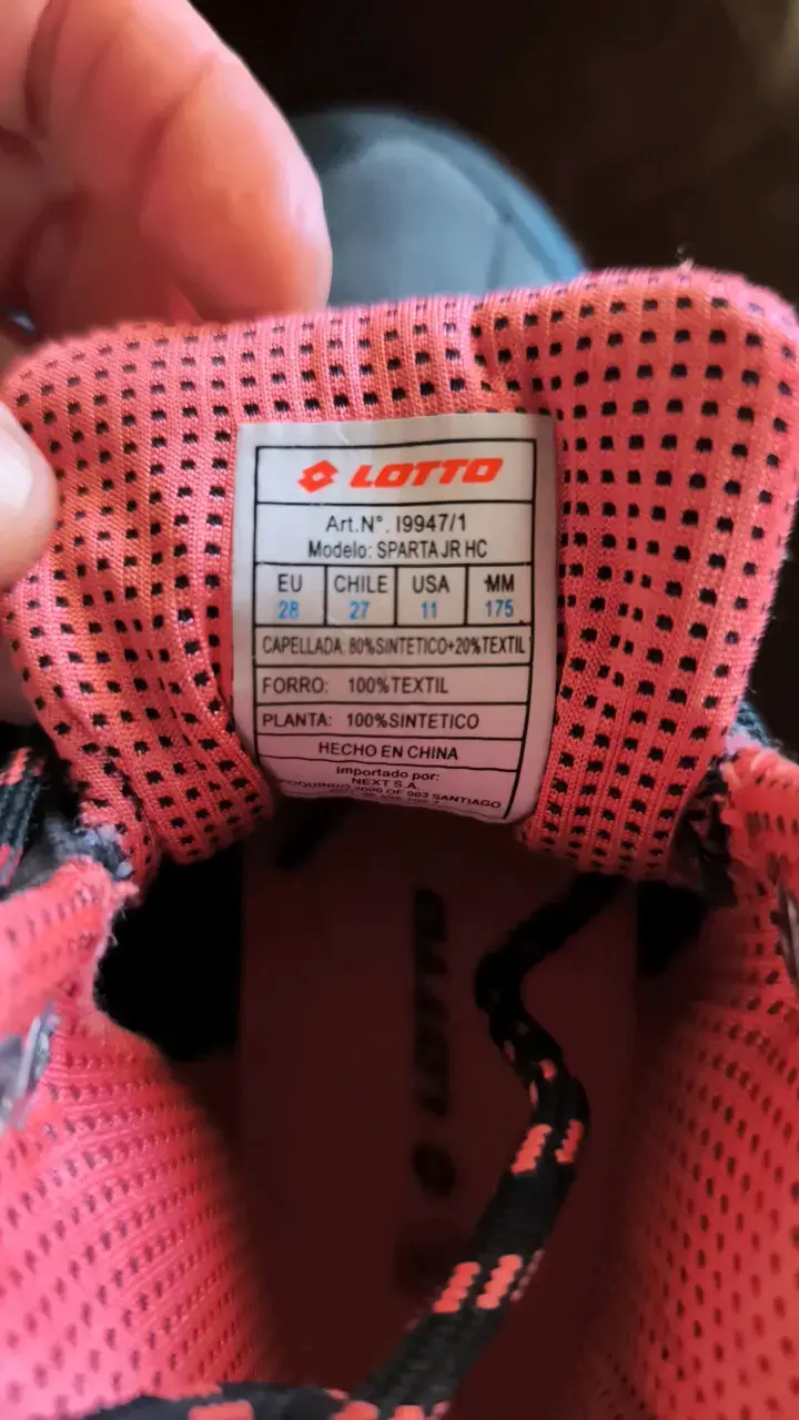Botas de trekking Lotto gris y rojo - 3
