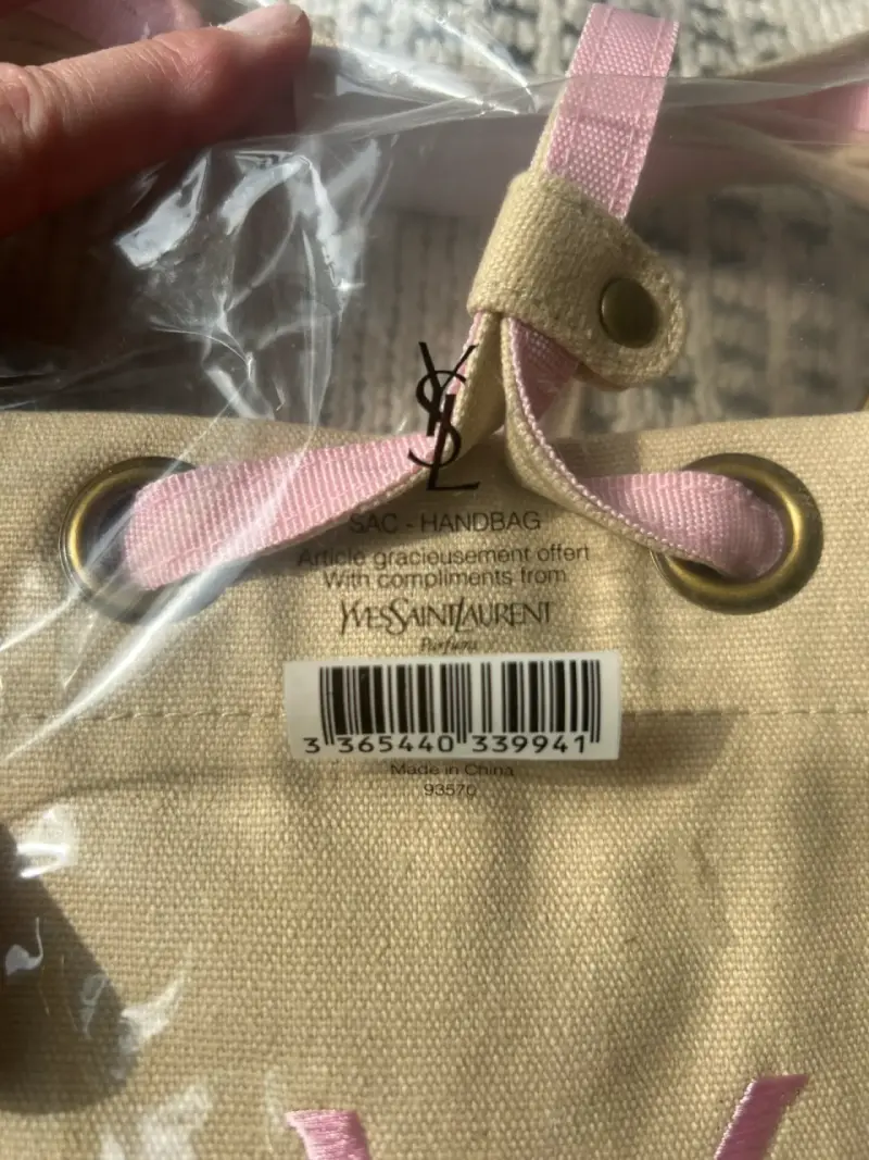 Bolso de mano beige Yves Saint Laurent - 3