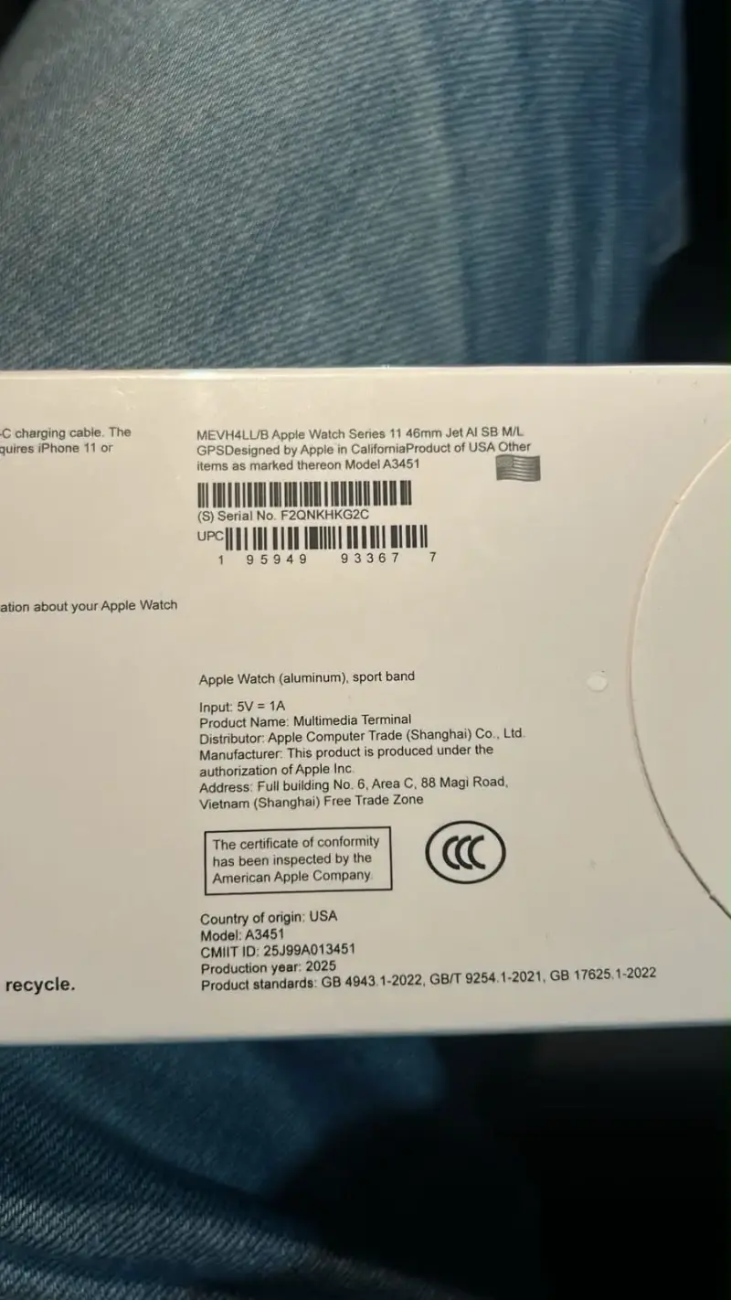 Apple Watch Series 11 GPS 46mm Jet Black - 2
