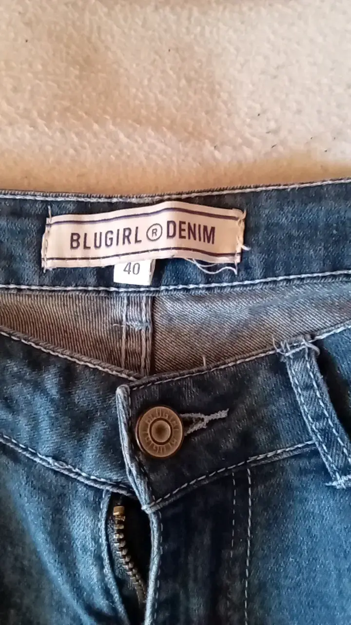Jeans azul oscuro Blugirl Denim talla 40 - 2