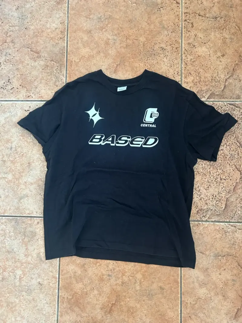 Polera Negra Bershka Estilo Urbano