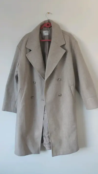 Abrigo largo beige Sybilla XL - miniatura 1