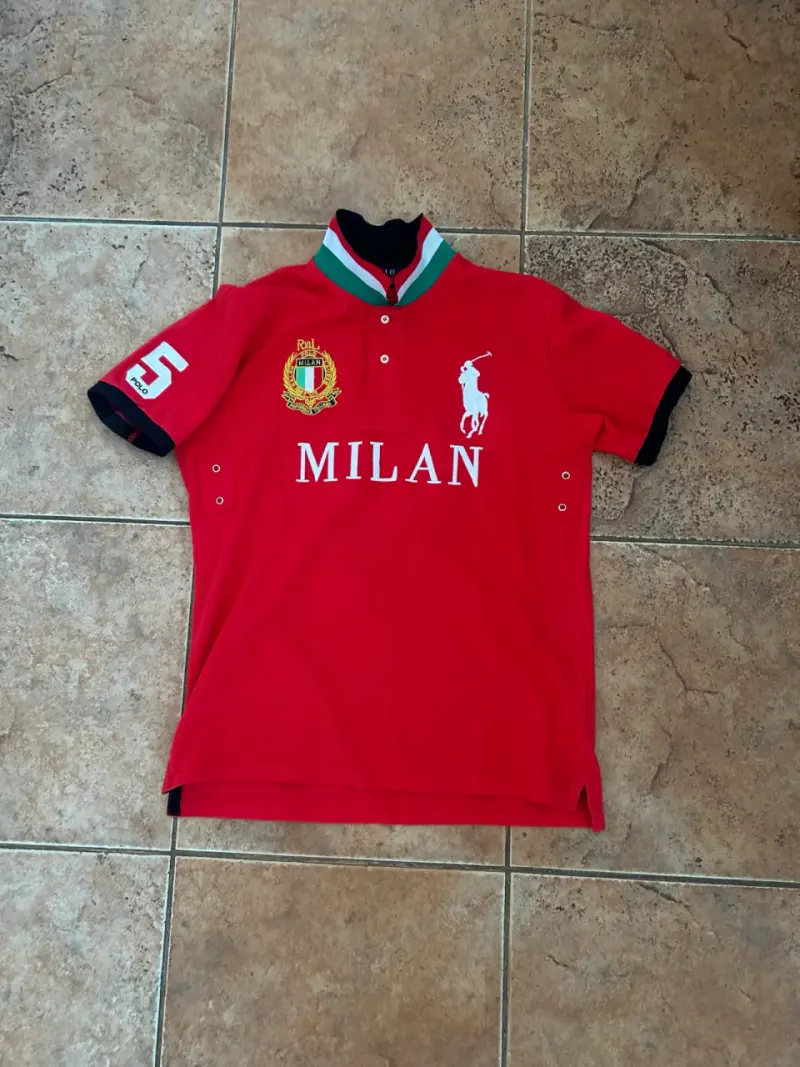 Polera Polo Ralph Lauren Roja Milan - 1