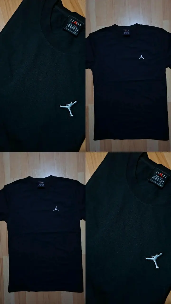 Polera negra con logo J🏀RDAN - 4