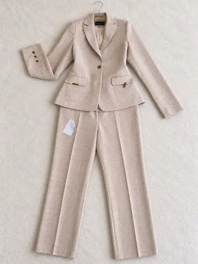 Traje de Mujer Beige Sonia Melej formal - miniatura 1