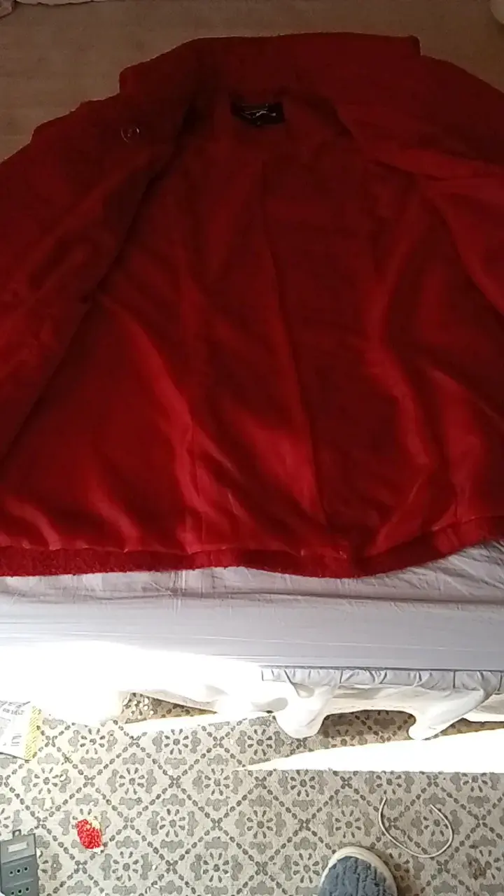 Abrigo rojo de lana Ted Lapidus - 3