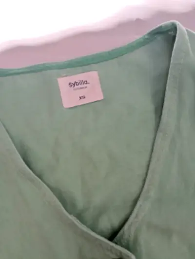 Vest sin mangas Sybilla XS color verde menta - miniatura 2