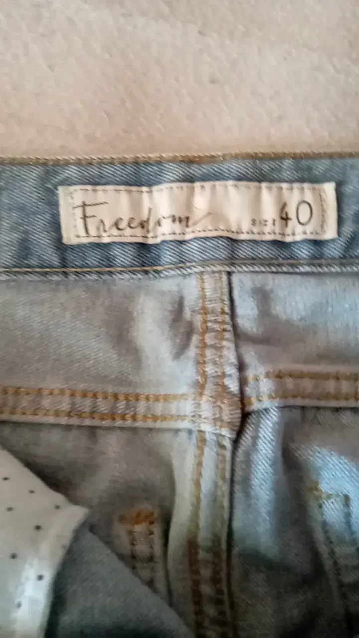 Jeans anchos Freedom 1985 Co talla 40 - 4