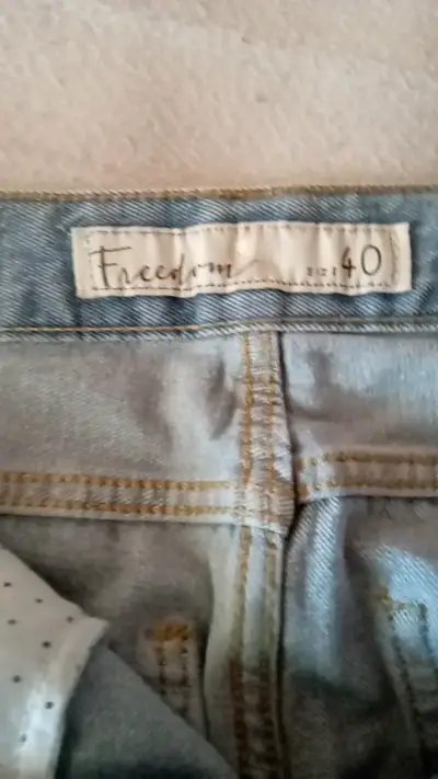Jeans anchos Freedom 1985 Co talla 40 - miniatura 4