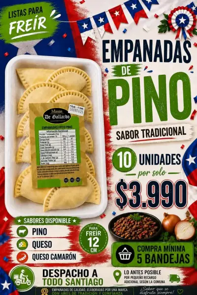 Empanadas de Cóctel AMJ 10 Unidades - miniatura 2