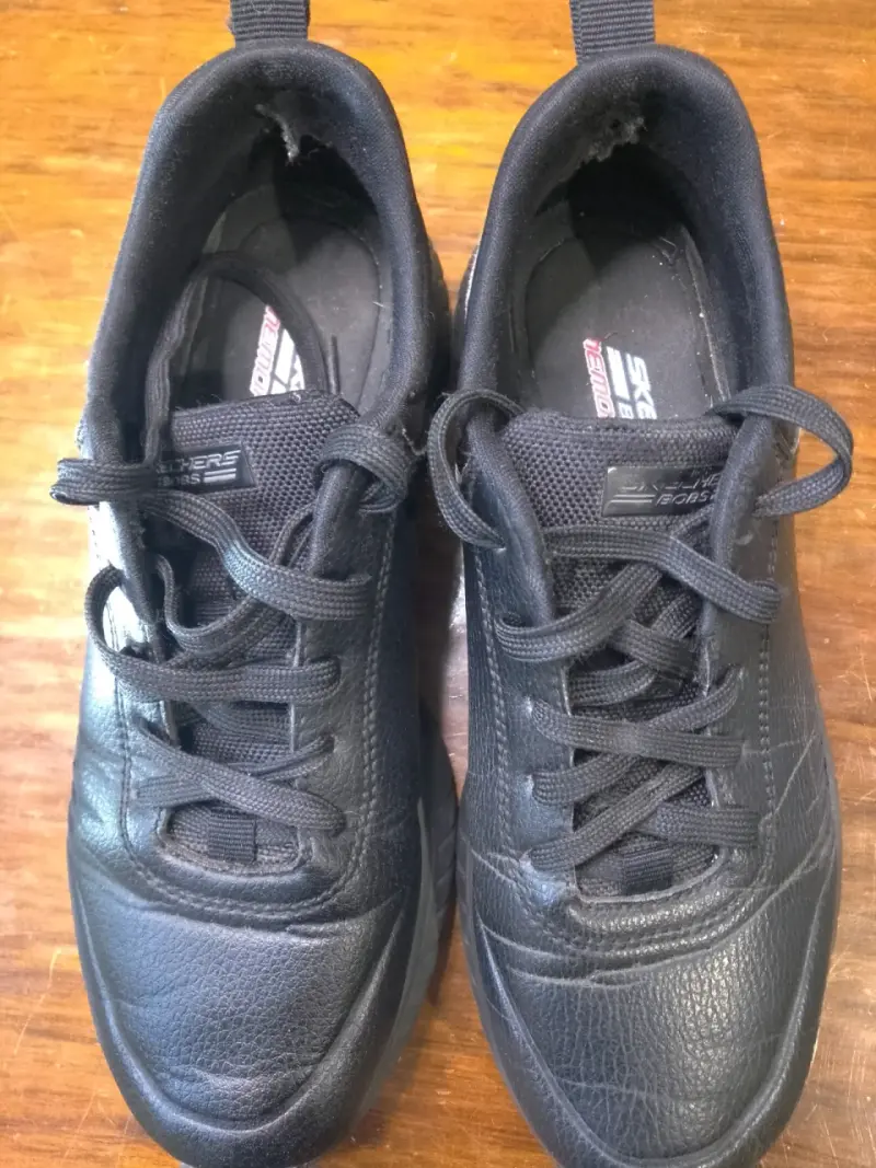 Zapatillas negras Skechers para hombre - 6