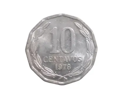 Moneda de 10 centavos de Chile 1978 - miniatura 1