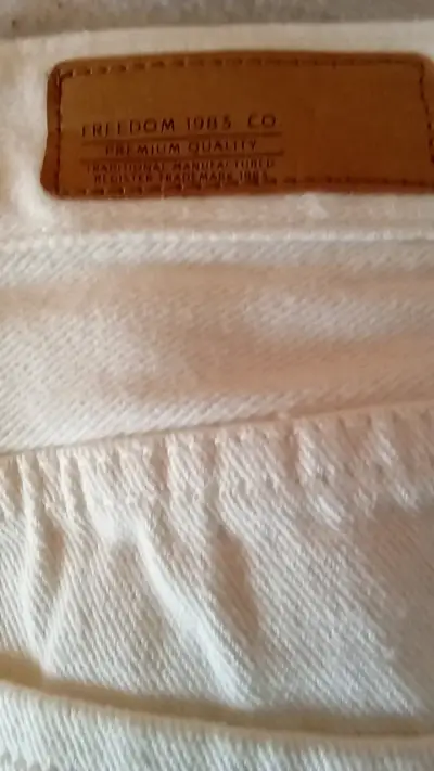 Pantalones blancos de mujer Freedom 1985 - miniatura 4