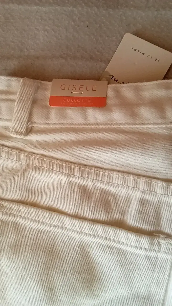 Pantalones culotte blancos Freedom talla 40 - 5
