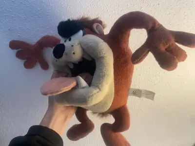 Peluche de 1999 Taz con sonido Looney Tunes - miniatura 2