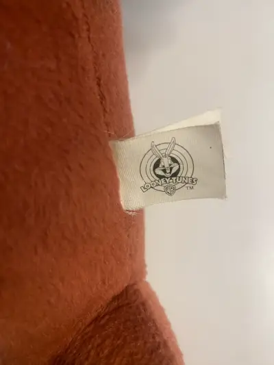 Peluche de 1999 Taz con sonido Looney Tunes - miniatura 5