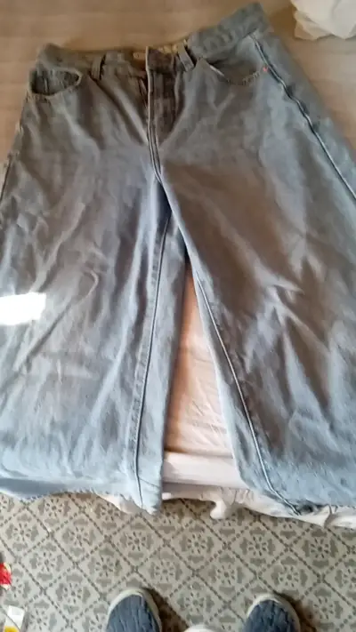 Jeans de mezclilla azul claro talla 40 Freedom - miniatura 1