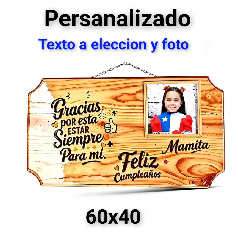 Reloj de Madera Personalizado con Texto Bíblico - 2