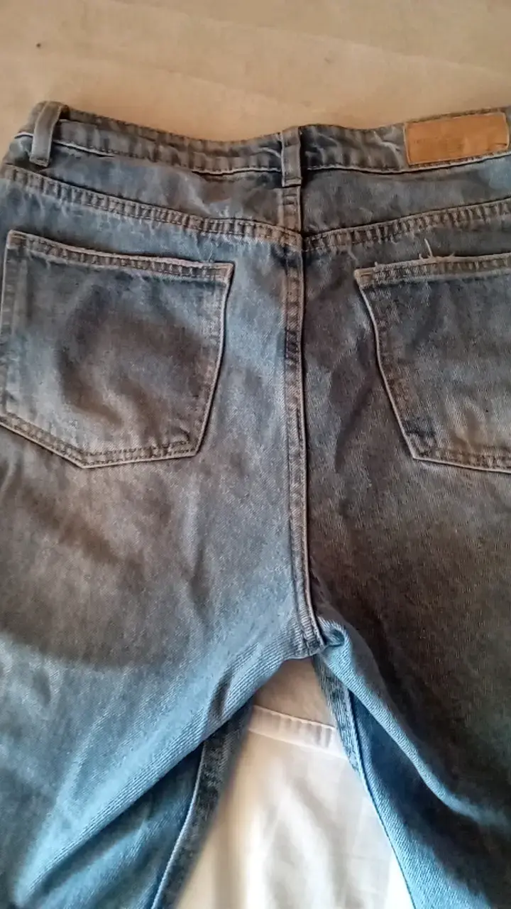 Jeans de mezclilla azul talla 40 para mujer - 3